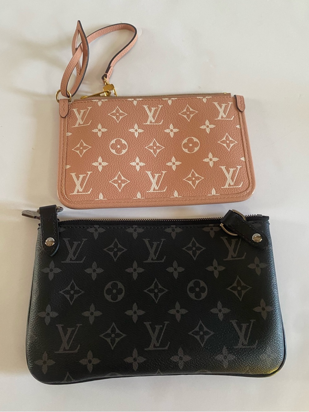 Louis Vuitton pouch x 2 PINK & BLACK